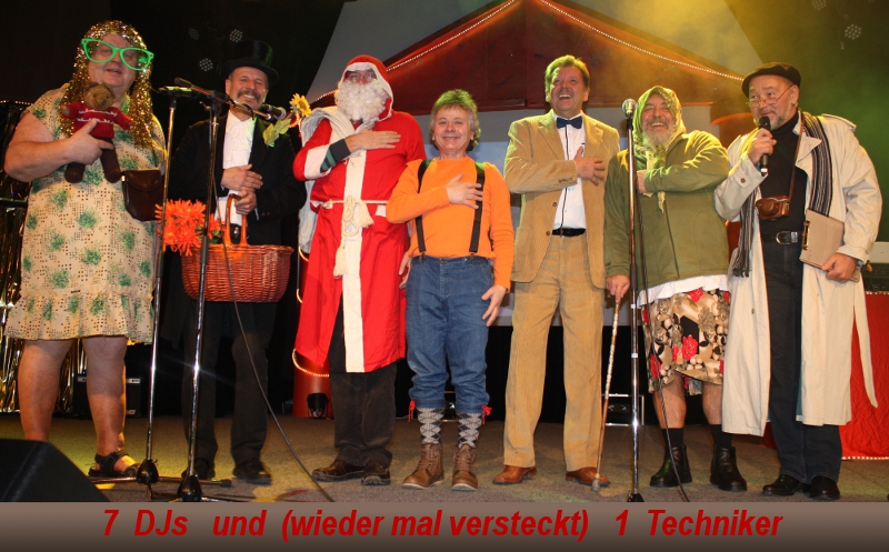 Die ganze Truppe...